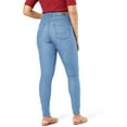 thumbnail image 4 of Levi Strauss Signature Women's and Women's Plus High Rise Skinny Jeans, Inseams: Short, Regular and Long, Sizes 2-28, 4 of 6