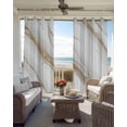 thumbnail image 4 of White Golden Marble Blackout Curtains 90 Inches Long for Bedroom, Modern Abstract Art Marble Crack Thermal Insulated Room Darkening Black Out Window Curtain Panels Grommet Drapes for Living Room, 4 of 8