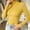 Yellow, variant on Liuinsasek Womens Turtleneck Sweater Solid Color Winter Base Layer Knitwear Slim Pullover Trendy Basic Versatile Clothing