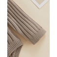 thumbnail image 6 of Bagilaanoe Newborn Baby Girl Boy Knit Rompers Sweater Long Sleeve Bodysuits 3M 6M 12M 18M 24M Infant Casual One Piece Short Jumpsuit, 6 of 8