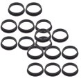 thumbnail image 1 of Oleegame 2PC Cookie Mold Plastic Net -border Baking Tower Ring Cutting 8PC Ring Round Cake Ring Cake Mould Black, 1 of 7