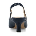 thumbnail image 3 of Journee Womens Paulina Kitten Heel Sling Back Pointed Toe Pumps, Widths Available, 3 of 9