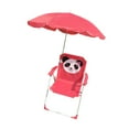 thumbnail image 2 of Camina de Sillas de Playa para Niños Asiento para Niños con de Protección Solar de Silla de Campamento Portátil para Jóvenes Accesorios de Al Rojo, 2 of 8