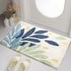 thumbnail image 5 of Alfombra de baño suave y absorbente de 60 x 40 cm | Respaldo antideslizante | Alfombra de poliéster de secado rápido | Alfombra de baño suave multicolor para decoración de baño, cocina y entrada, 5 of 6