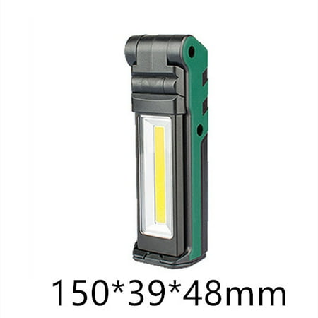

Homeex Rechargeable COB work light inspection light Green150X39X48mm