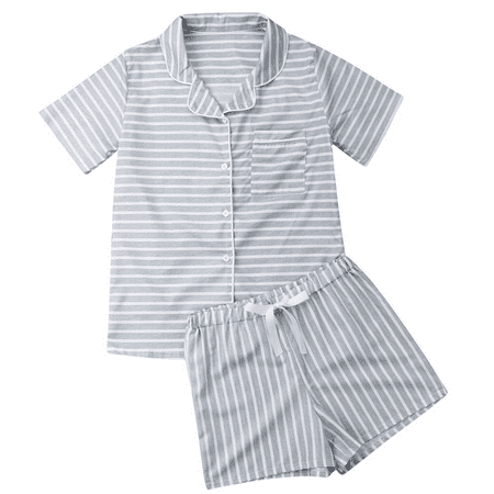 

Merqwadd Womens 2PCS Pajamas Set Nightwear Soft Lounge Sleepwear