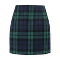 thumbnail image 4 of Bjutir Women Skirt Elegant Solid Color High Waisted Pencil Midi Skirt Green Size 2Xl, 4 of 6