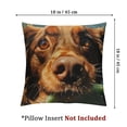 thumbnail image 4 of nygtbtfer Funny Swimming Dog Print Throw Pillow Covers Soft Corduroy Pillowcase Decorative Cushion Cover Modern Square Cushion Cases for Living Room Bed Sofa Bedroom Pillow Included White, 4 of 7