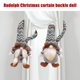 thumbnail image 3 of Cortina De Navidad Hebillas De Cortina De Muñeca Sin Rostro Para Decoraciones De Ventanas Del Hogar Advancent HA041903-01, 3 of 6