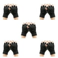 thumbnail image 2 of Guardoinrt Compact And Lightweight Pressure Fingerless Gloves Convenient To Work Wide Applications Compression Gloves black black dot 5Set, 2 of 6