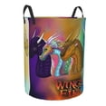 thumbnail image 6 of Large Laundry Hamper, Dragon Wings Of Fire Collapsible Laundry Basket with Handles, Tall Storage Basket for Blanket, Toys, Dirty Clothes in Living Room, Bedroom, Bathroom, Nursery, 6 of 7