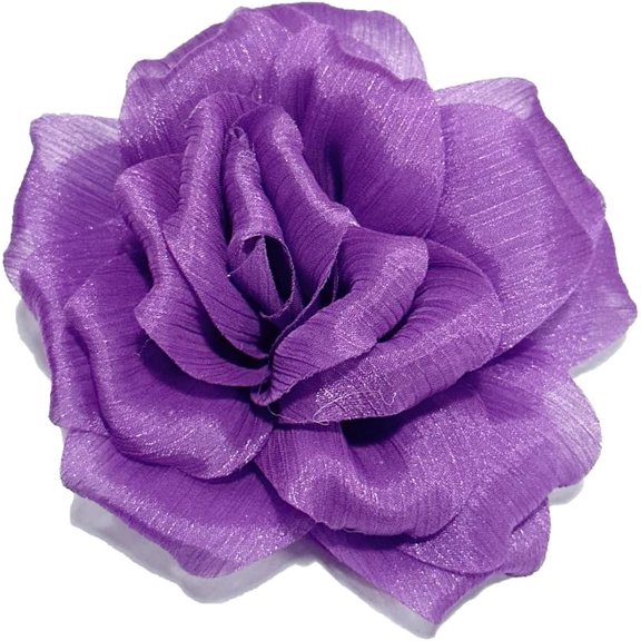 Flash Camellia Flower Brooch Pin for Women Men Elegant Texture Fabric Dahlia Rose Floral Brooches Lapel Pins Dainty Wedding Holiday Party Costume Dress Accessories Jewelry