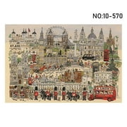 Je 1000 Pieces Of Oil Painting Adult Intellectual Puzzle Plane Puzzle Toy Learning Education Freehand London