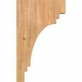 thumbnail image 3 of 3 1/2"W x 12"D x 20"H Pescadero Smooth Corbel, Western Red Cedar, 3 of 9