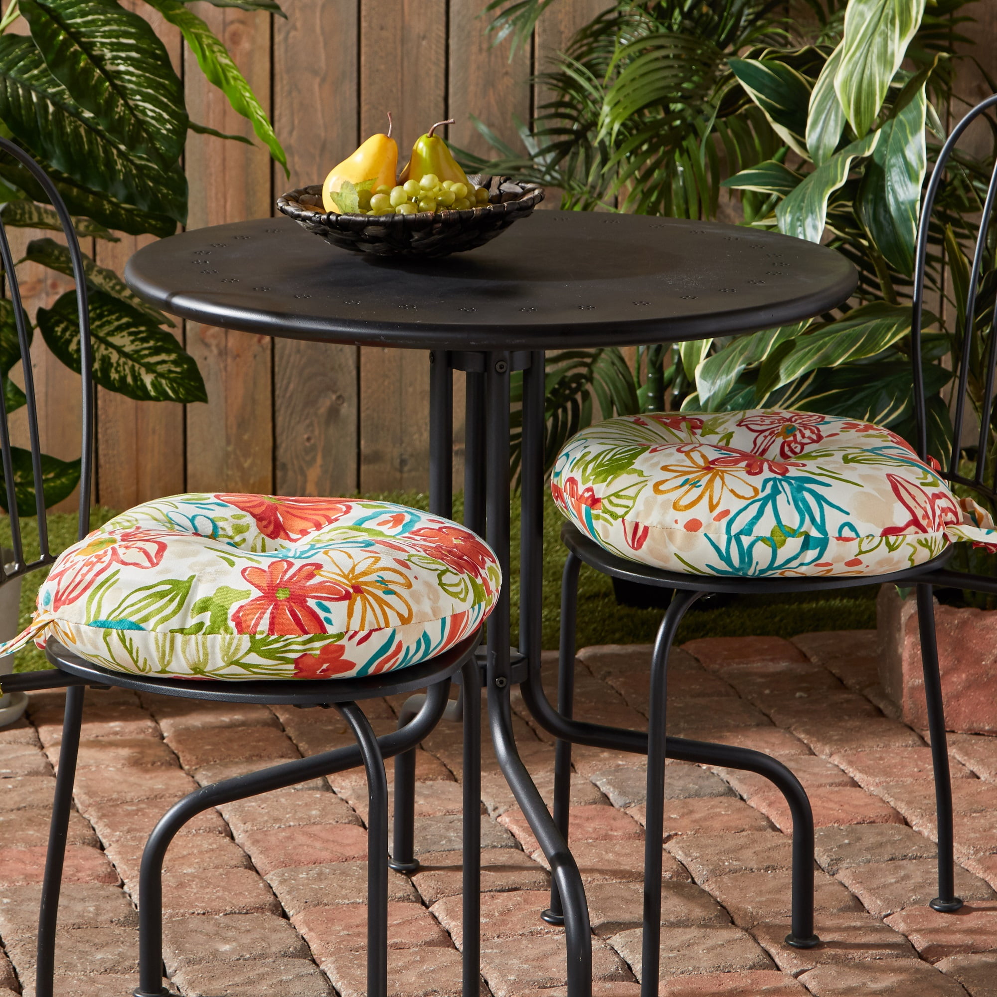 US Multi-color Round Chair Pad Indoor Outdoor Bistro Stool Patio Dining Seat Pad 
