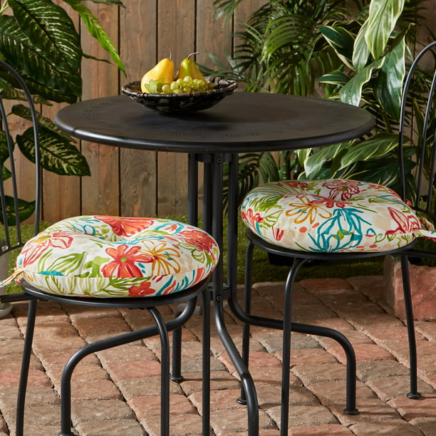 Breeze Fl 15 Inch Outdoor Round, Cafe Chair Seat Cushions