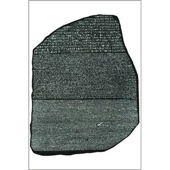 Rosetta Stone, ca. 196 BC - 24"x36" Poster