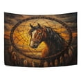 thumbnail image 4 of WOBOGO The Sunset Stallion Tapestry 90×60in Home Living Room Bedroom Wall Hanging Ornaments, 4 of 10