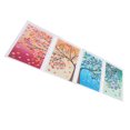 thumbnail image 3 of 4 Seasons Oil Paintings Set, Vivid Abstract Lucky Tree Oil Paintings Wall Art Colorful Fashion  For Bar For Living Room For Dining Room For Hotel, 3 of 8