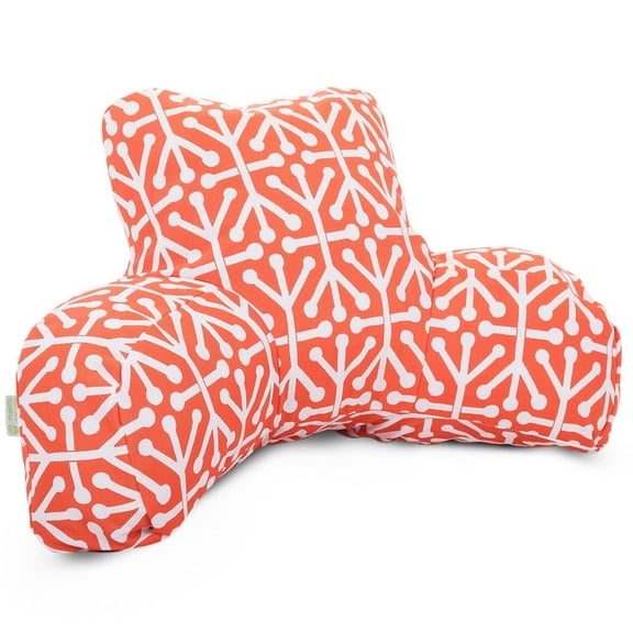 Majestic Home Goods Reading Pillow Aruba Orange