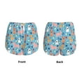 thumbnail image 3 of Fuzoiu Cute Dog Print Women's Athletic Shorts, Double-Layer Running Shorts with Pocket,Women's Workout Shorts for Yoga, Gym, and Workouts-Small, 3 of 7