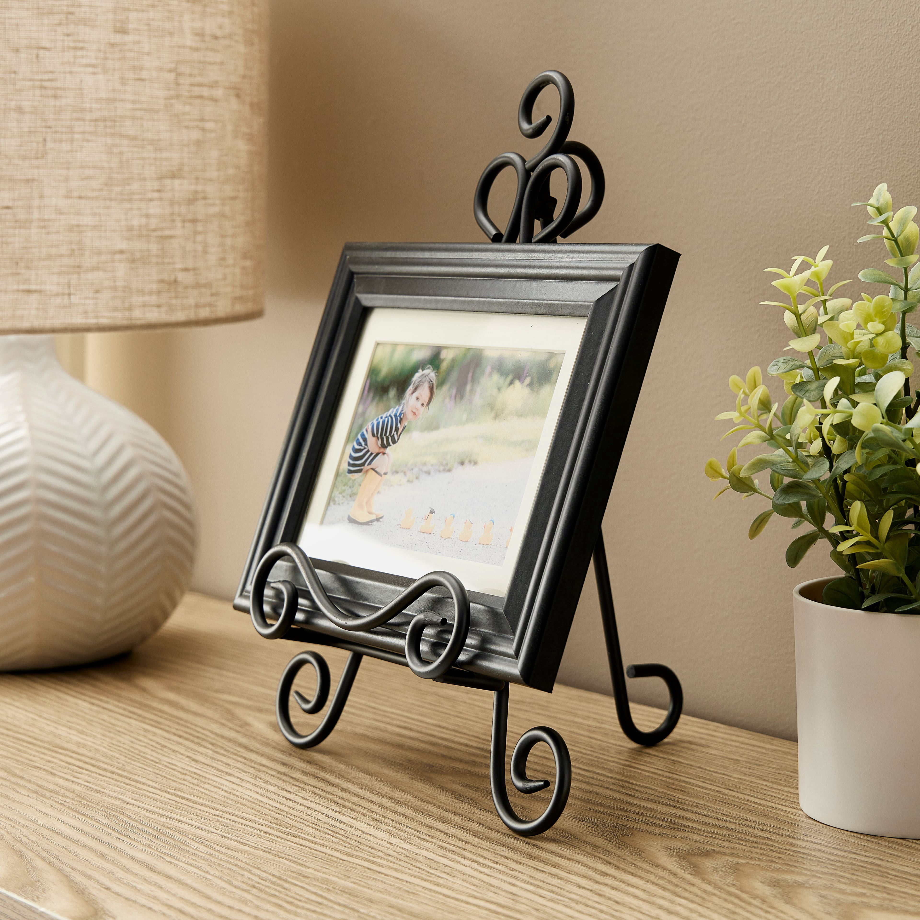 Studio Decor Black Swirl Easel, 12 Pack