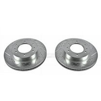 Power Stop AR8769XPR Evolution Drilled & Slotted Rotors -Front