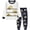 4# White, variant on FEDPOP Toddler Boys Pajamas Truck Graphic Long Sleeve Sleepwear Kids Pjs Set Size 3T