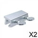 thumbnail image 1 of Limitador de ventana,Tope de cerradura de ventana corrediza Limitador de ventana de puerta,Cerraduras limitadoras de ventana corrediza Tope de aluminio,Limitador de marco de puerta Barras de, 1 of 8