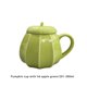thumbnail image 2 of Tazas de café Bewildely de calabaza de Halloween 300ml cerámica con tapa verde, 2 of 6