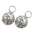 thumbnail image 2 of 2Pcs Hollow Round Charms Hanging Pendants DIY Fashionable Home Decor Fitting Beads for Crafts Earrings Keychain Jewellery Making Findings, 2 of 9
