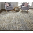 thumbnail image 5 of 2' X 3' Brown And Gray Wool Abstract Hand Knotted Area Rug, 5 of 10