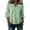 Green, variant on Ussuma V-Neck Linen Women Sewing Patterns Tops Blouses 3/4 Sleeve Embroidered Solid Color Women's Blouses Stylish Vintage Fashionable Women Shirts Elegant and Intellectual Vacation Picnic Date