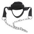 thumbnail image 1 of Head Neck Harness Adjustable Support Black for Weight Lifting Workout Sports, 1 of 9