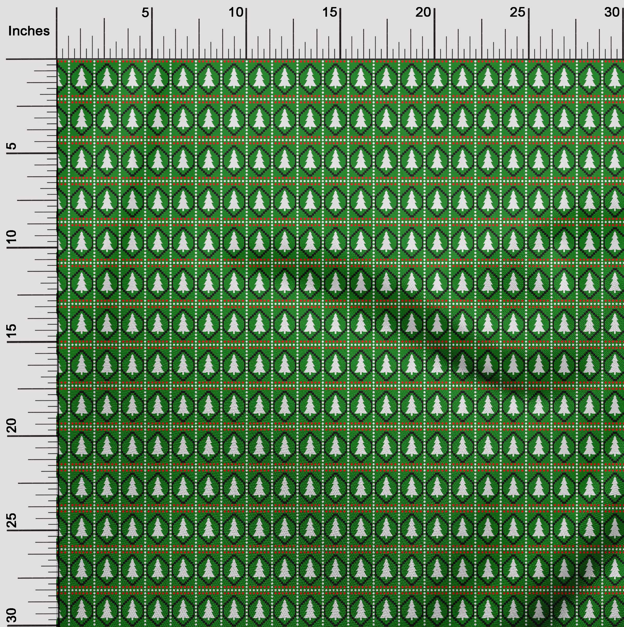 oneOone Viscose Jersey Green Fabric Merry Christmas Craft Projects Decor Fabric Printed By The Yard 60 Inch Wide-K7Z