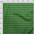 thumbnail image 2 of oneOone Rayon Green Fabric Merry Christmas Sewing Craft Projects Fabric Prints By Yard 56 Inch Wide, 2 of 5