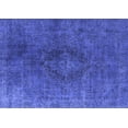 thumbnail image 1 of Ahgly Company Machine Washable Indoor Rectangle Persian Blue Bohemian Area Rugs, 8' x 12', 1 of 4