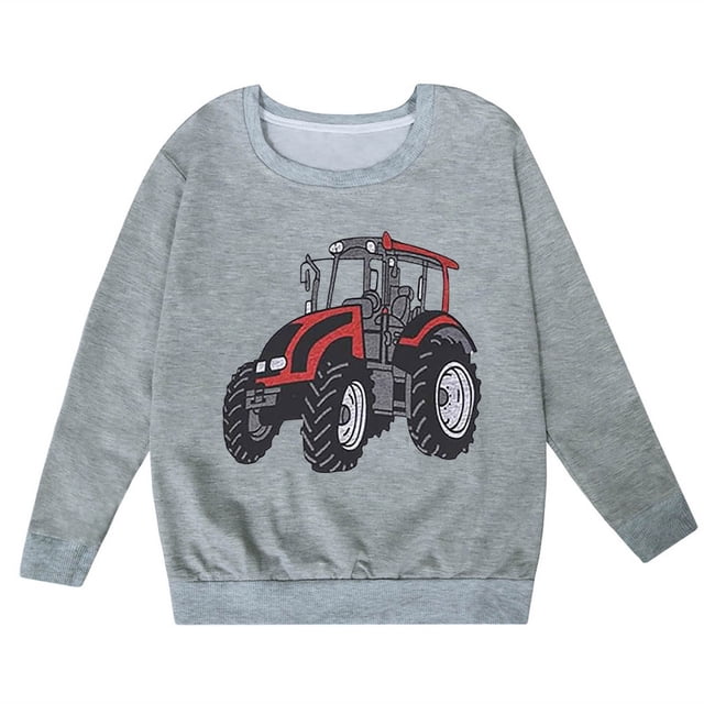 Chandails en Molleton pour Adolescentes Manches Longues Chandail en Molleton Imprimé pour Enfants Chandail Col Rond Blouse Chemise Hauts Vêtements Chauds Automne Hiver Hauts pour Filles 13-14 Ans