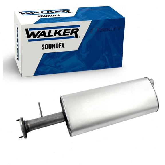 Walker SoundFX Exhaust Muffler compatible with Chevrolet Trailblazer 4.2L L6 2002-2005