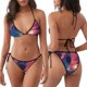 thumbnail image 3 of Disketp Hawaiian Island Beach Shark para Bañador de Dos Piezas para Mujer, Bikini Sexy Halter String, Conjunto de Bikini en Triángulo, 3 of 6