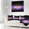 thumbnail image 3 of Designart Multi colored Tangled Lines - Abstract Throw Pillow - 16x16, 3 of 5