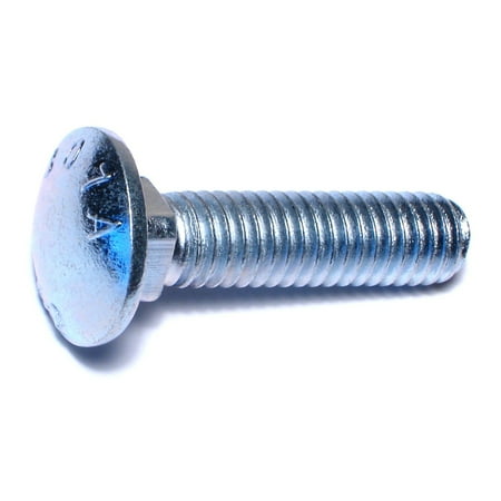 

3/8 -16 x 1-1/2 Zinc Plated Grade 2 / A307 Steel Coarse Thread Carriage Bolts
