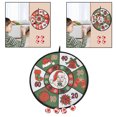 thumbnail image 4 of Juego de de dardos para niños, juego divertido de juguete, tablero de dardos de tela suave para bolas y seguro para que los niños jueguen Navidad verde Soledad Juego de mesa de dardos para niños, 4 of 8