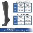 thumbnail image 2 of 6 Pairs Compression Socks for Women and Men Circulation, 20-30 mmhg Knee High Best Support for Athletic Running, Cycling, Hiking, Medical, Nurse, Recovery, 2 of 6