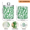 thumbnail image 5 of Yayeee 2 Pack Qtip Holder Bathroom Cotton Swab Canister with Lid Clear Dispenser Set, Cactus Pattern, 5 of 6