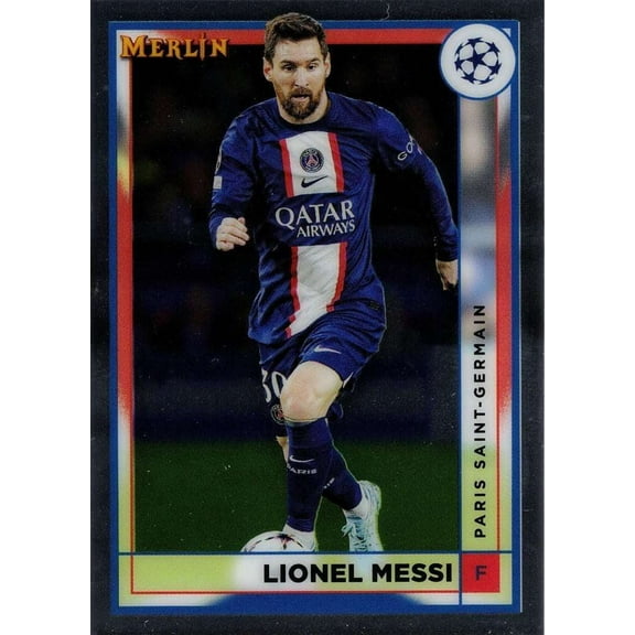 Soccer 2022-23 Topps Merlin Chrome UEFA Lionel Messi #104