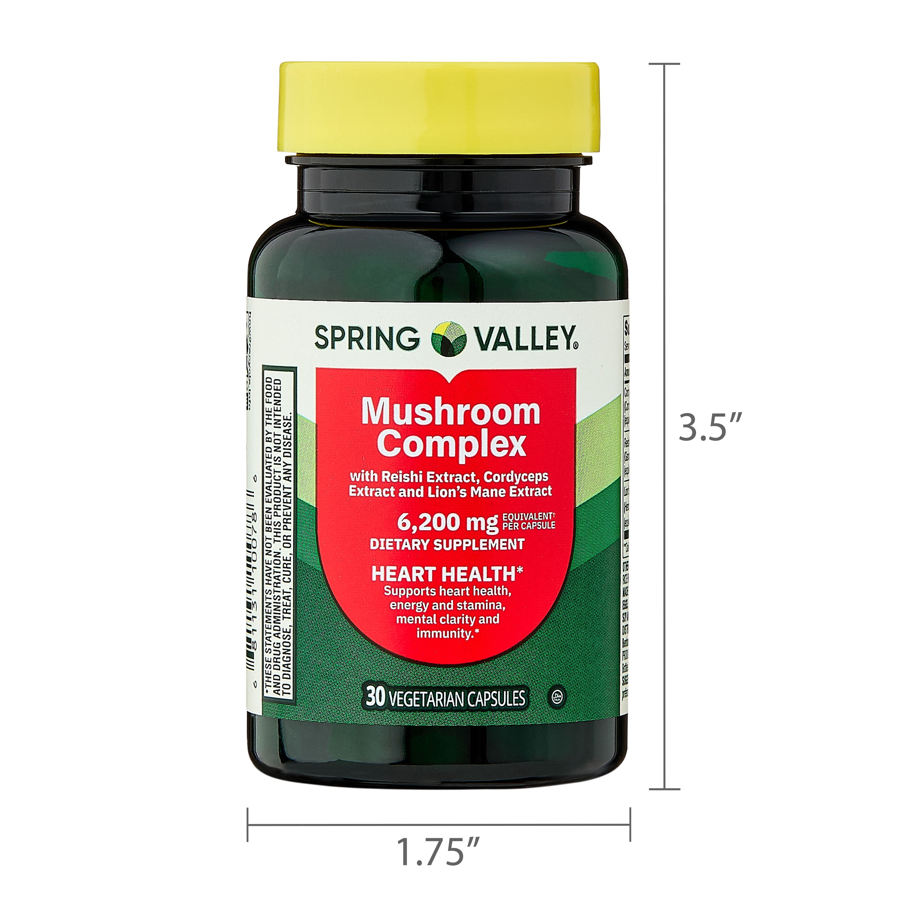 Swanson Triple Mushroom Complex – Full Spectrum Immune Support, 60 Capsules
