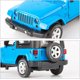 thumbnail image 4 of Maquetas de coches de juguete fundidos a presión, Wrangler, escala 1:32, aleación azul, 4 of 5