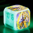 thumbnail image 5 of Reloj despertador Dragon Ball Z Goku, reloj cuadrado con siete colores cambiantes, reloj impreso Digital 3D, despertador para niños y adolescentes, regalo para niños, 5 of 5