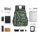 thumbnail image 4 of Disketp Green Snakeskin Mochila Ligera e Impermeable, Mochila de Día Resistente para Viajes, Senderismo y Uso Diario para Hombre y Mujer, 4 of 7